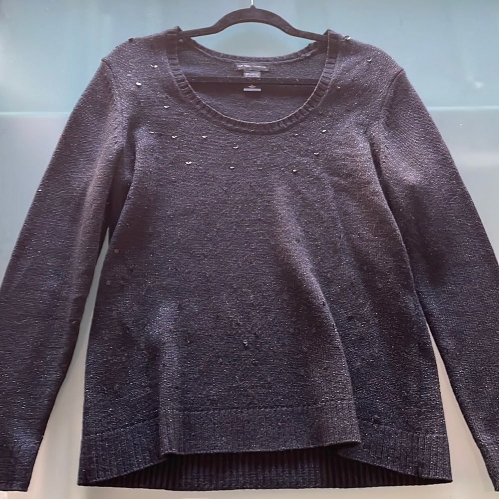 Black Sparkly Longsleeve Sweater